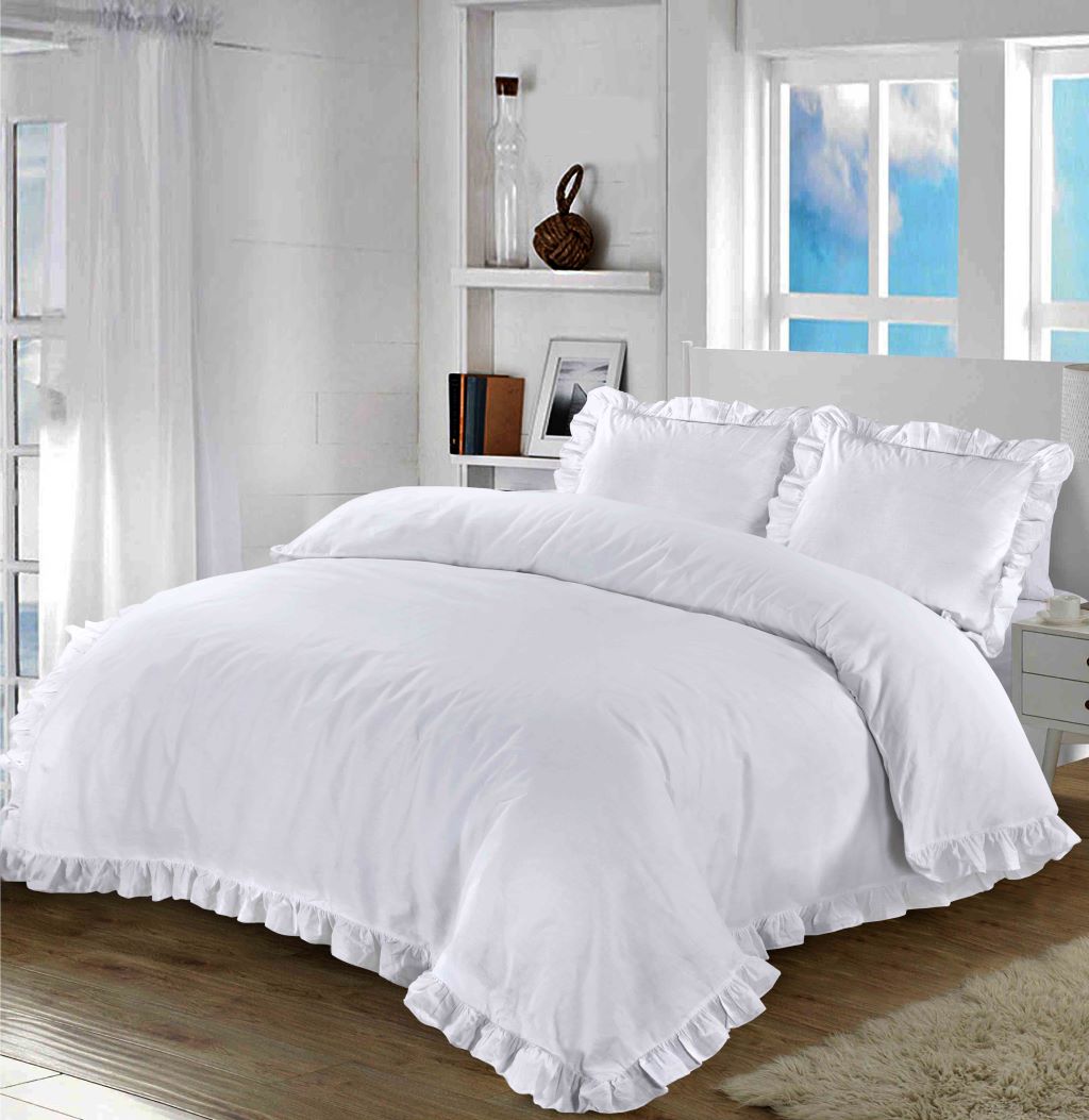 Santiago Ruffle Frilled Duvet Cover Set | 5 Colours