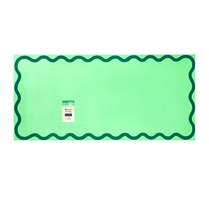 Scallop Edge Beach Towel | 4 Colours | 152CM × 71CM