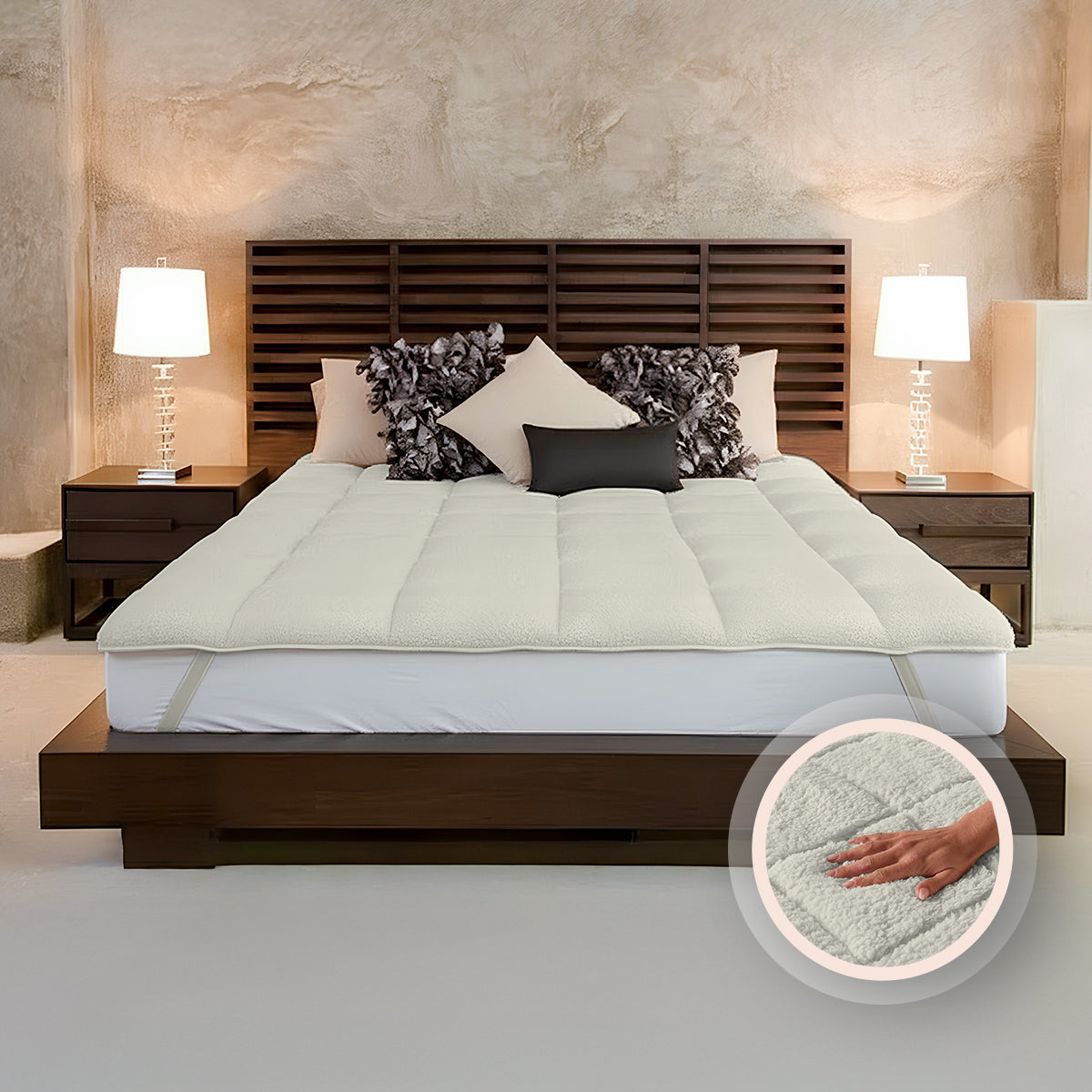 Sherpa Teddy Mattress Topper Enhancer