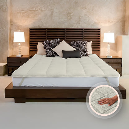 Sherpa Teddy Mattress Topper Enhancer
