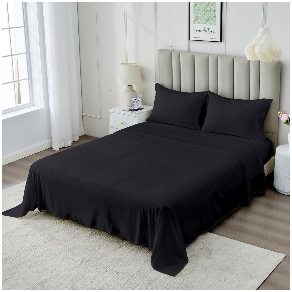 Soft Touch Plain Sheet Set | 10 Colours