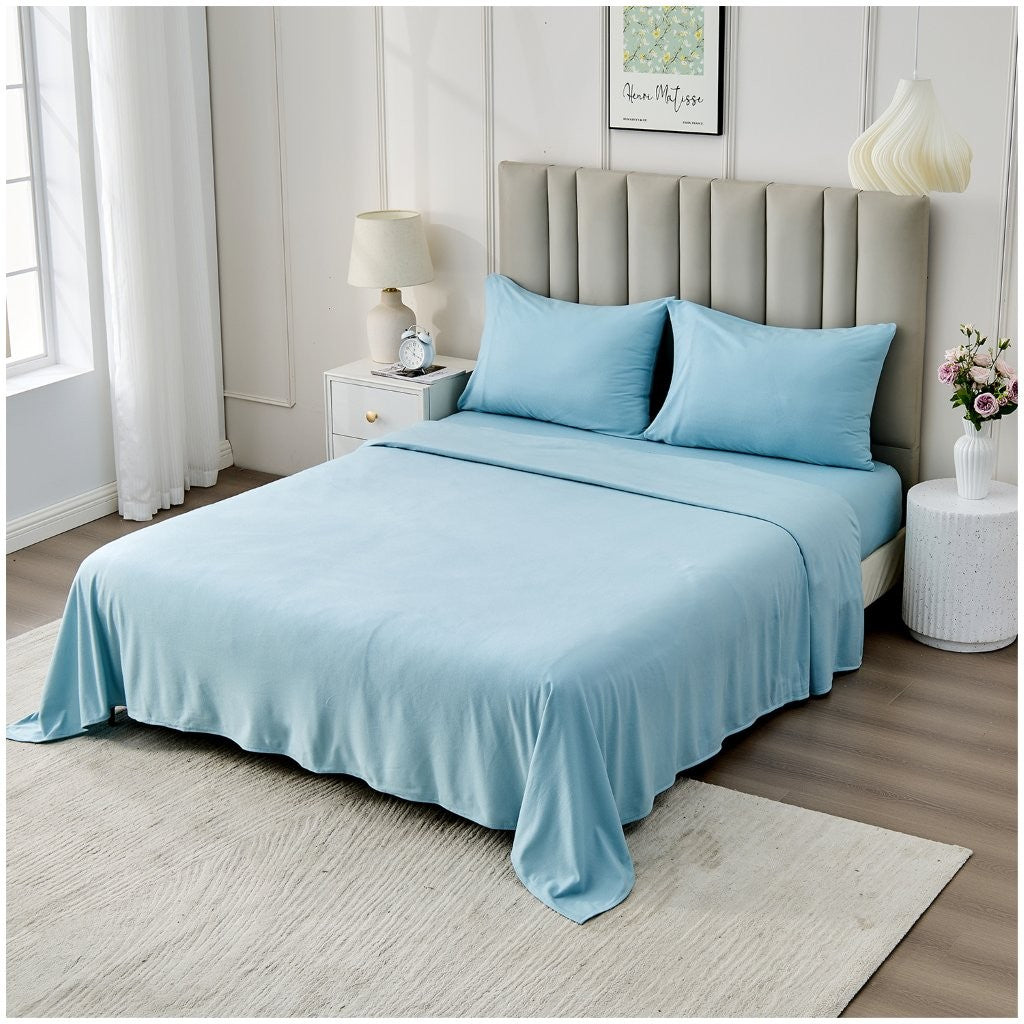 Soft Touch Plain Sheet Set | 10 Colours