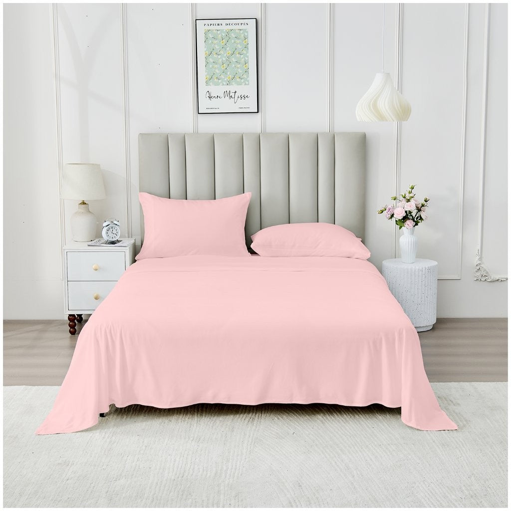 Soft Touch Plain Sheet Set | 10 Colours