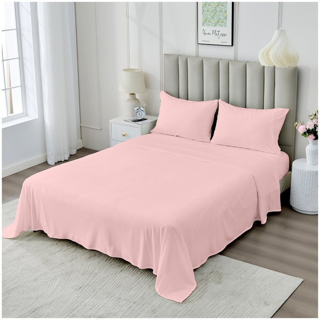 Soft Touch Plain Sheet Set | 10 Colours