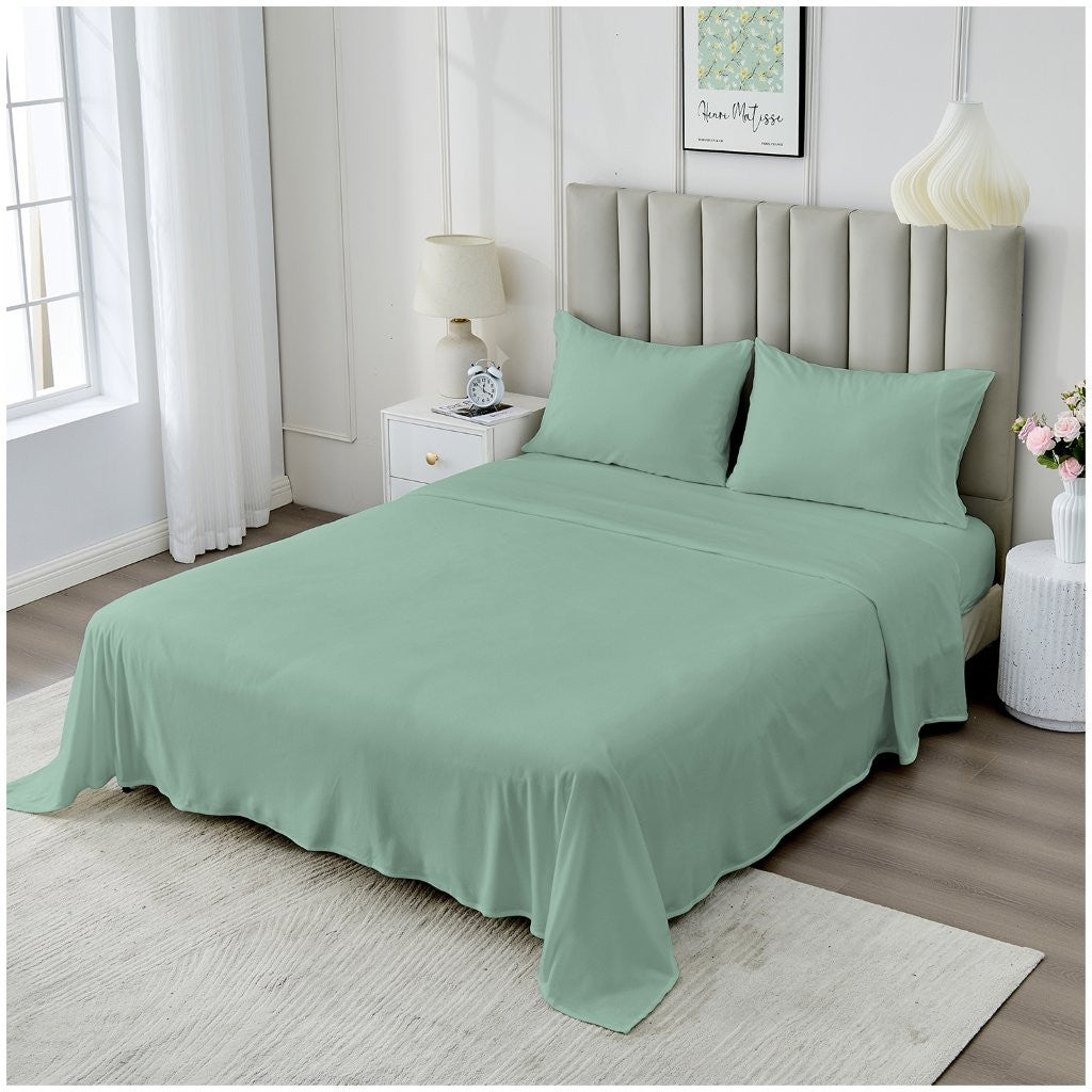 Soft Touch Plain Sheet Set | 10 Colours