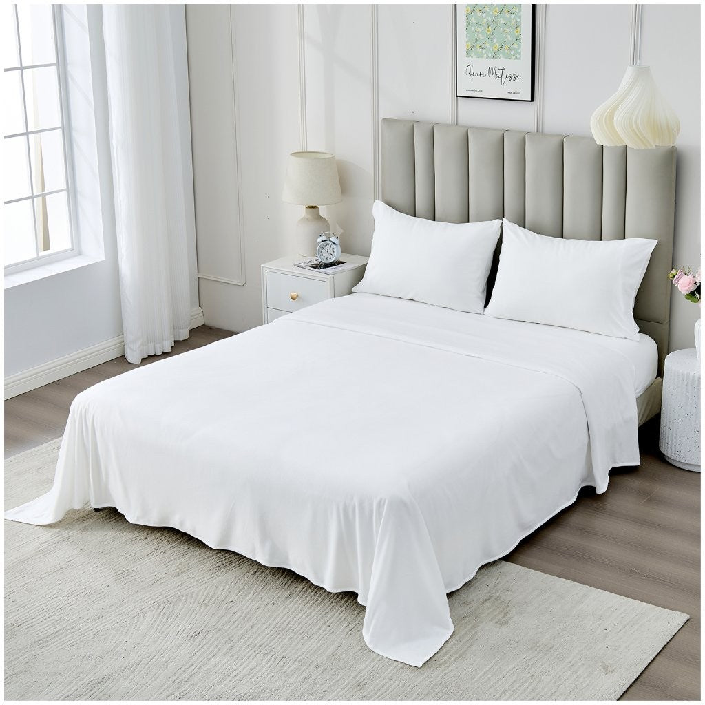 Soft Touch Plain Sheet Set | 10 Colours