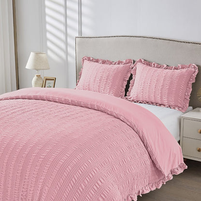 St. Albans Seersucker Duvet Cover Set | 4 Colours