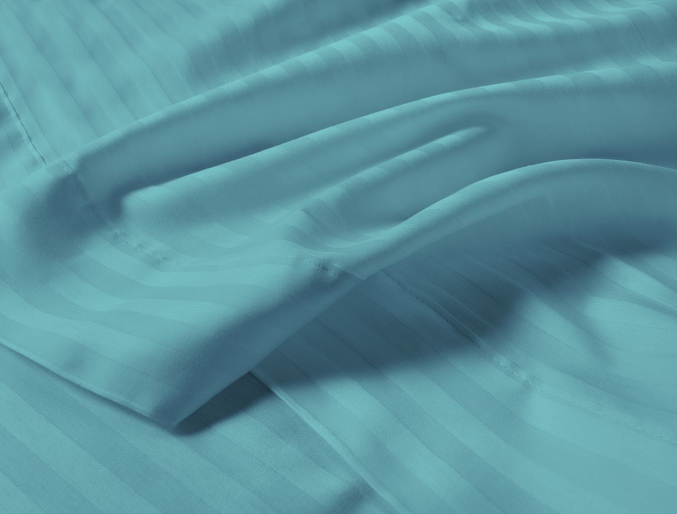 250TC Egyptian Cotton Satin Stripe Fitted Sheet | 7 Colours