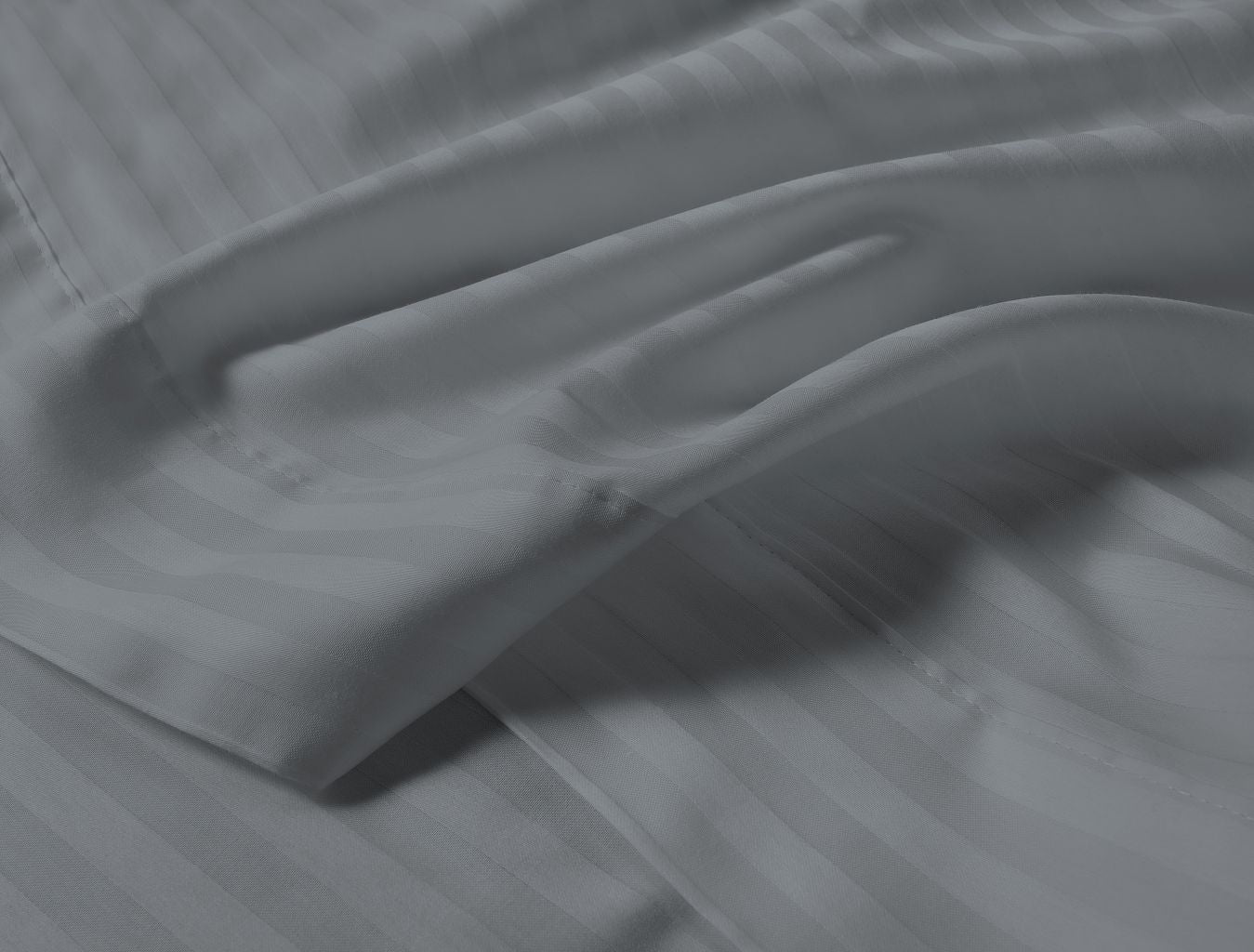 250TC Egyptian Cotton Satin Stripe Fitted Sheet | 7 Colours