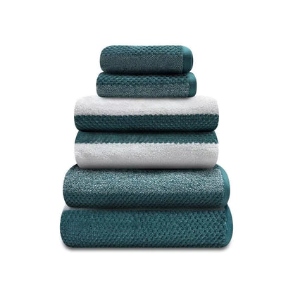 100% Cotton Royal Stripe Towels  | 9 Colours | 500 GSM