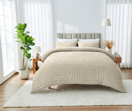 Truro Seersucker Duvet Cover Set | 6 Colours