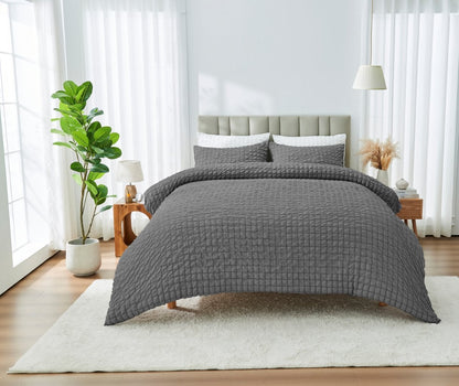 Truro Seersucker Duvet Cover Set | 6 Colours