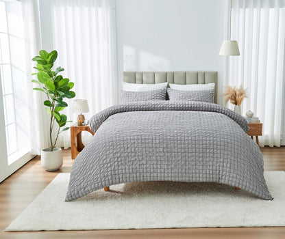 Truro Seersucker Duvet Cover Set | 6 Colours