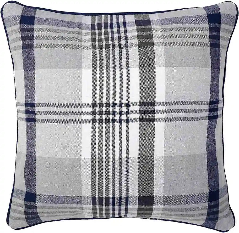 Tartan Check Cushion Covers Tartan Decorative cover Check Cushions COTON MODE