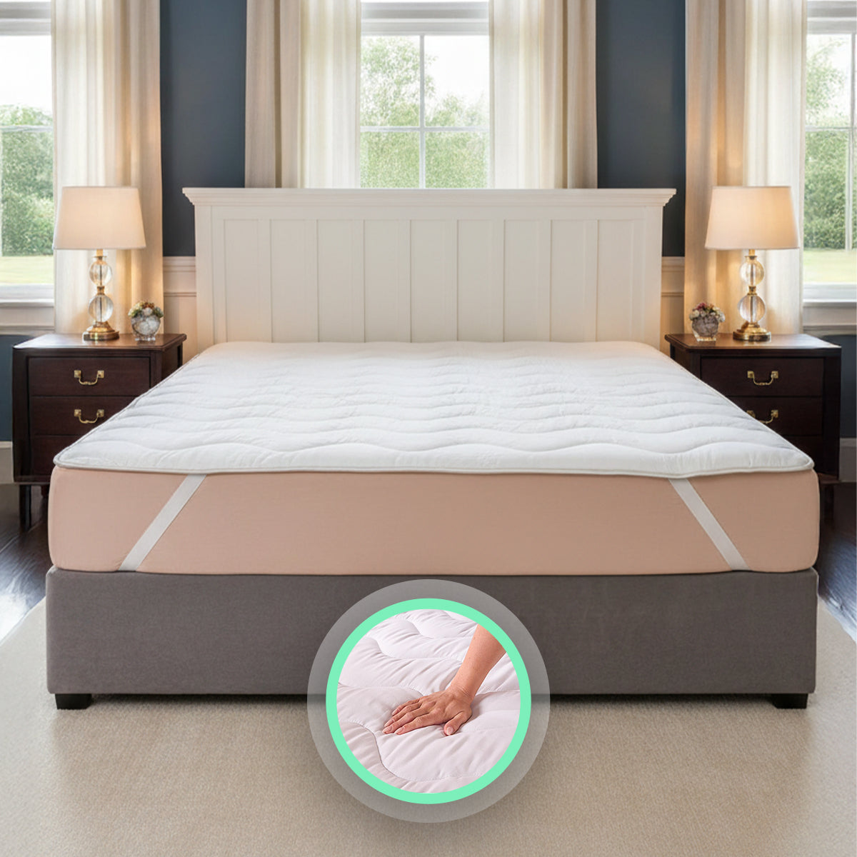Thermal Heat Retaining Mattress Topper | Self Heating Mattress Topper ...