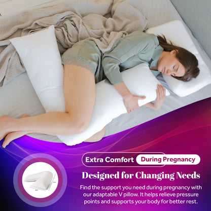 V Shaped Support Pillow | 75CM x 40CM x 36CM