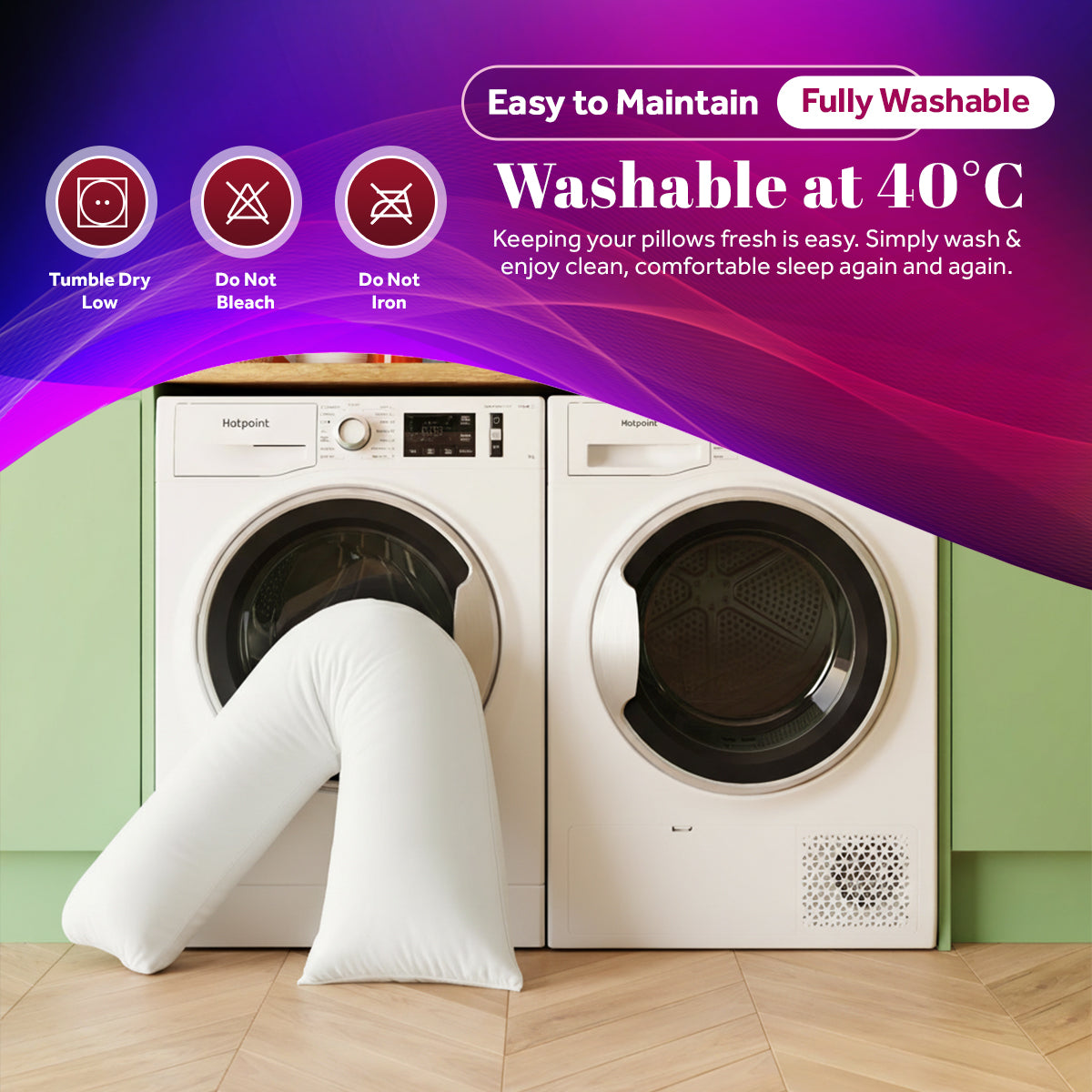 V Shaped Support Pillow | 75CM x 40CM x 36CM