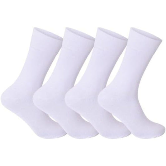 White Men’s Diabetic Socks | Size 6 - 11