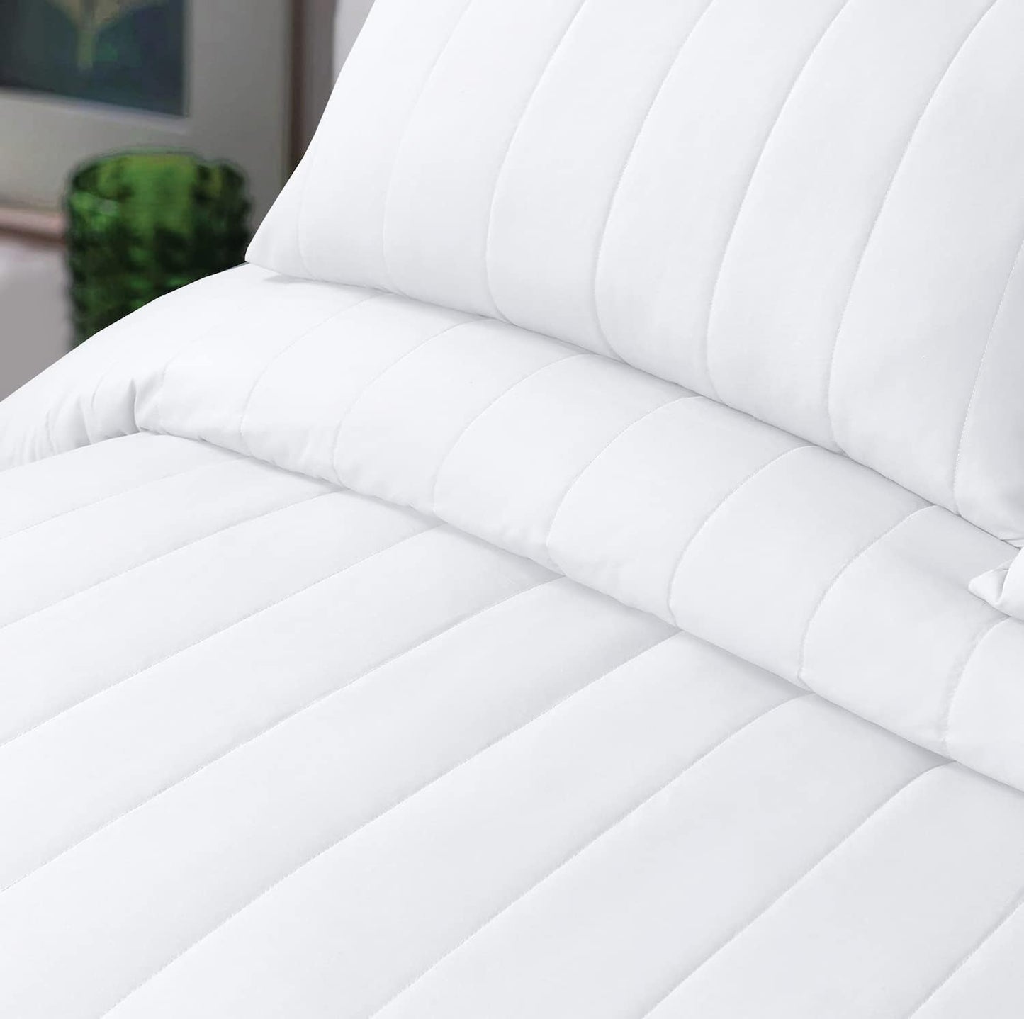 Quilted Bedspreads with 2 Pillowcases | 5 Colours