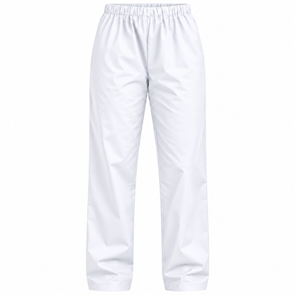 White women's healthcare uniform trousers