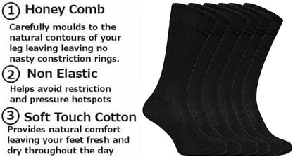 Black Women’s Diabetic Socks | Size 4 - 7