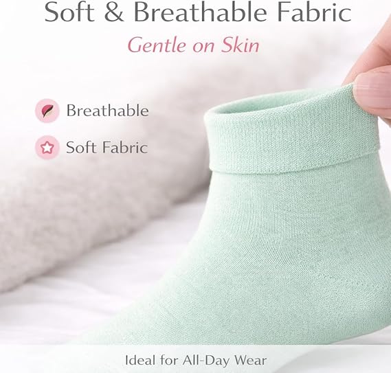 Pastel Women’s Diabetic Socks | Size 4 - 7