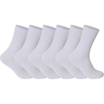 White Women’s Diabetic Socks | Size 4 - 7