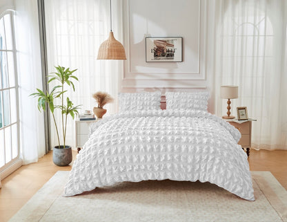 Seersucker Ripon Duvet Cover Set | 6 Colours