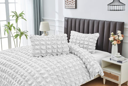 Seersucker Ripon Duvet Cover Set | 6 Colours