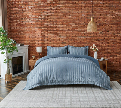 Wrexham Seersucker Duvet Cover Set | 3 Colours