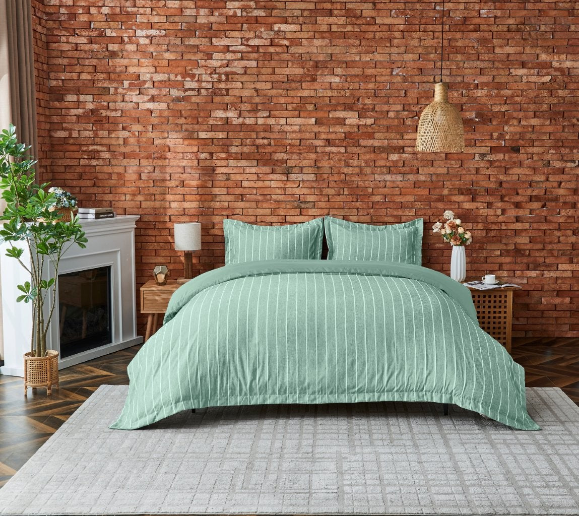 Wrexham Seersucker Duvet Cover Set | 3 Colours