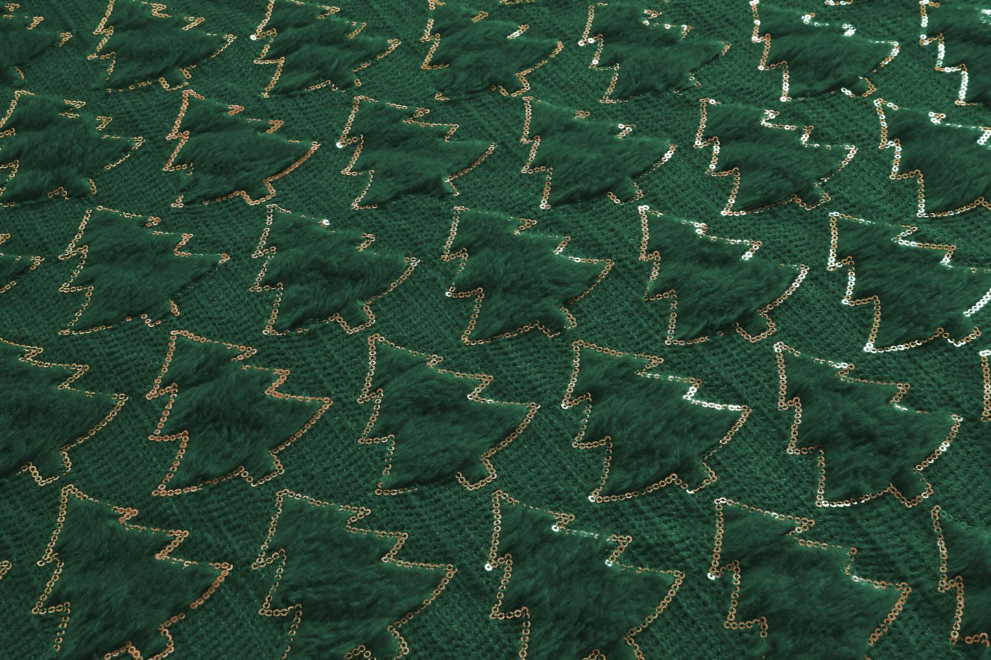 Christmas Tree Teddy Fleece Duvet Cover Set | 3 Colours