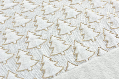 Christmas Tree Teddy Fleece Duvet Cover Set | 3 Colours