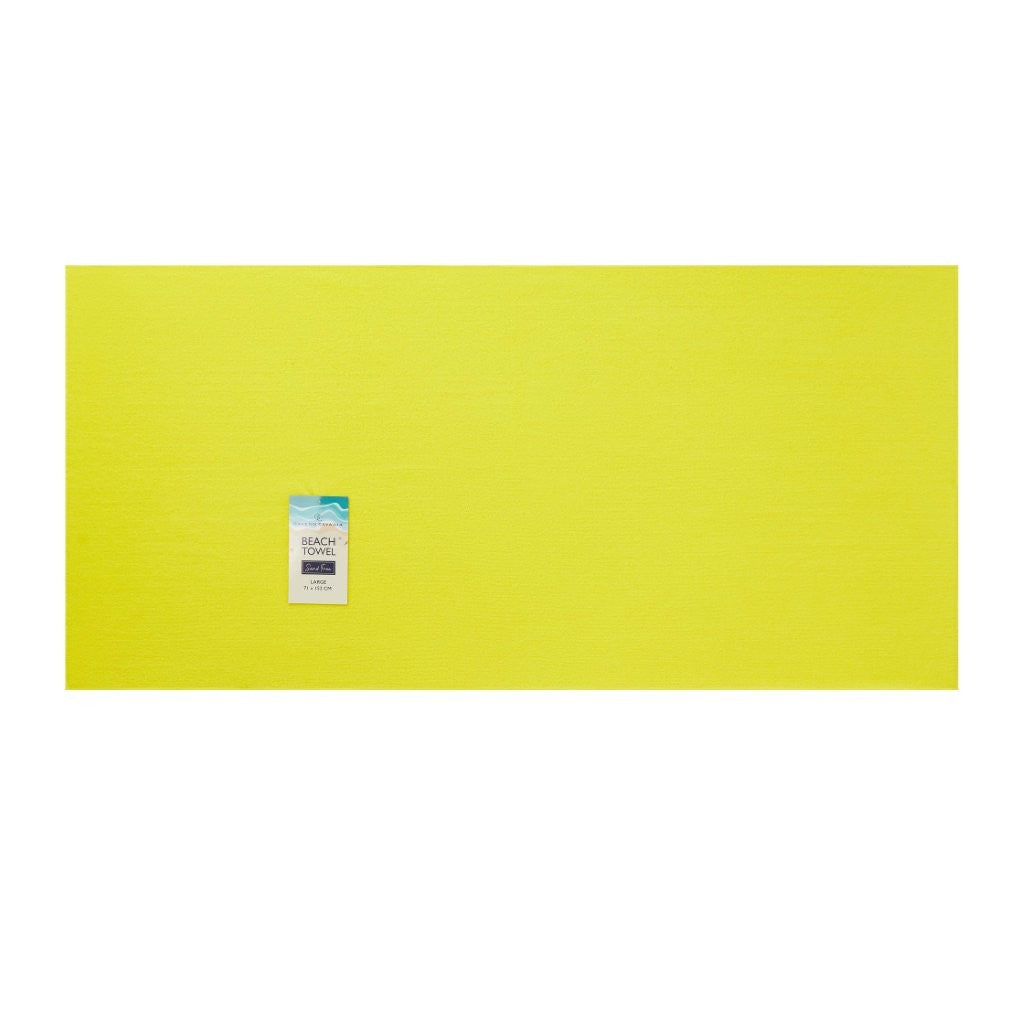 Solid Sand Free Beach Towel | 12 Colours | 152CM × 71CM
