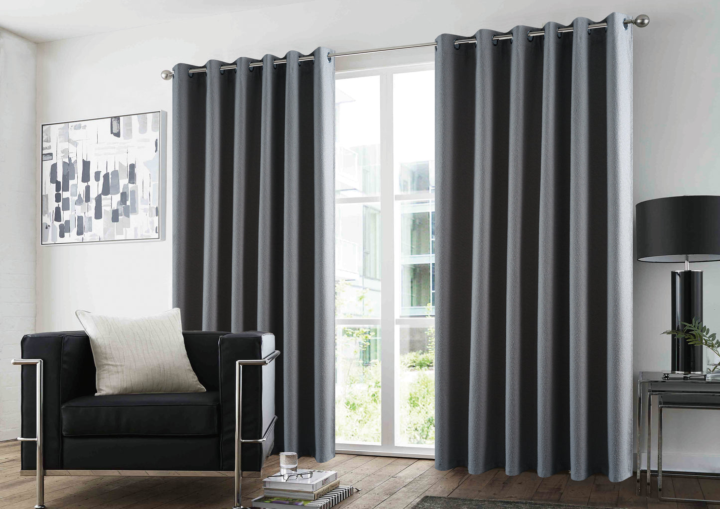 Zurich Texture Blackout Curtains | 3 Colours