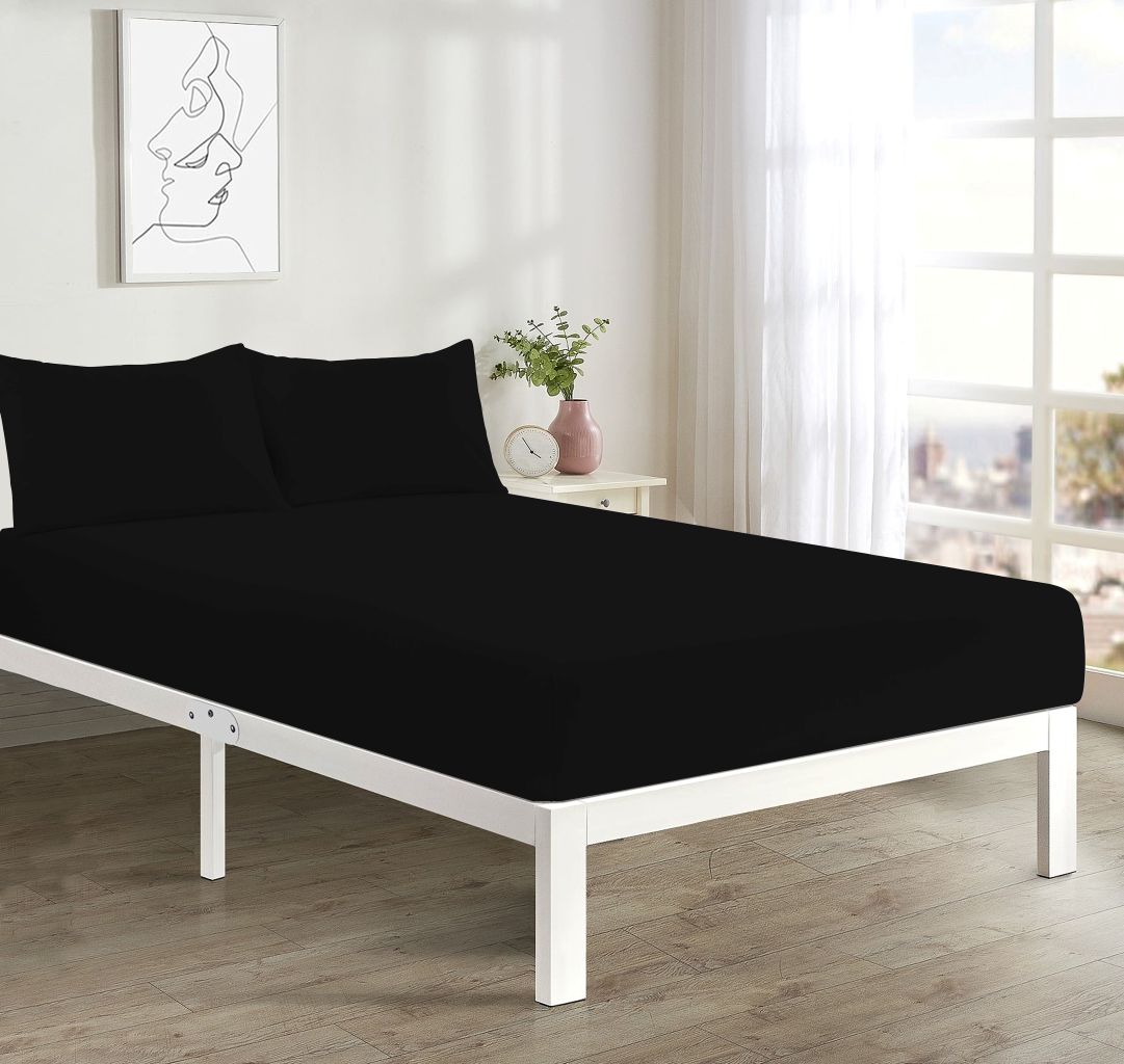 Brushed Microfibre Fitted Sheets | 25CM Deep