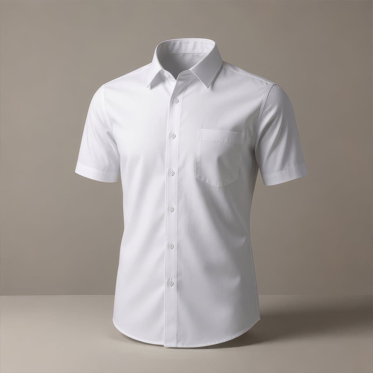 Boys White School Shirt Short Sleeve