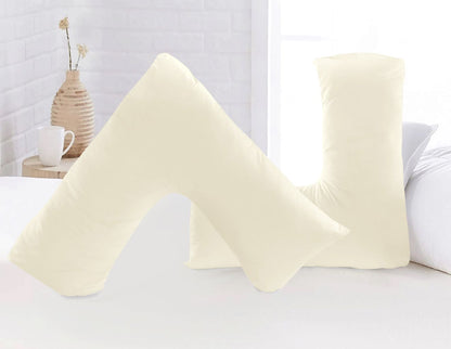 Brushed Microfibre V Shaped Pillow Cases | Pack of 2