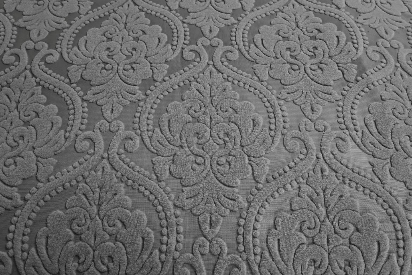 Damask Velvet Duvet Cover Set