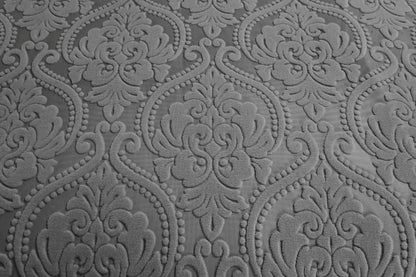 Damask Velvet Duvet Cover Set