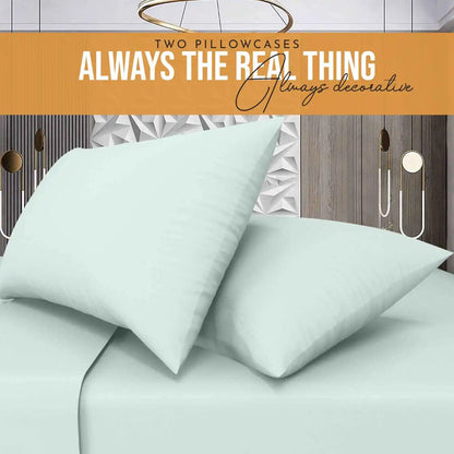 duck egg easy iron poly cotton pillowcases