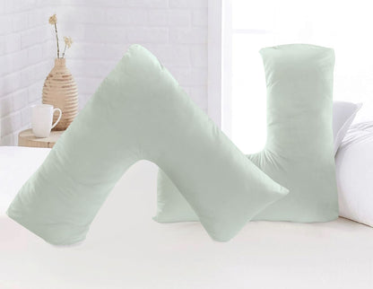 Brushed Microfibre V Shaped Pillow Cases | Pack of 2