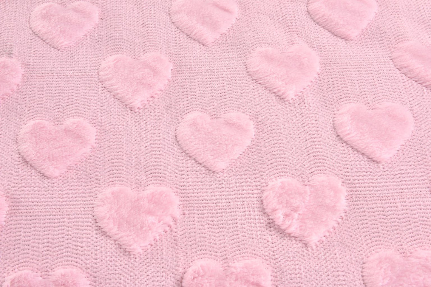 Hearts Teddy Fleece Duvet Cover Set | 2 Colours