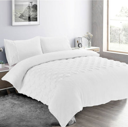 Hearts Teddy Fleece Duvet Cover Set | 2 Colours