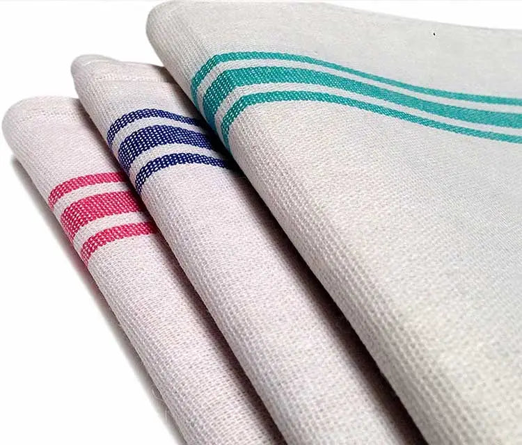 white cotton tea towels