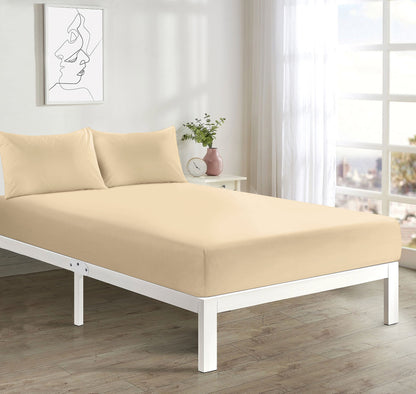 Brushed Microfibre Fitted Sheets | 25CM Deep
