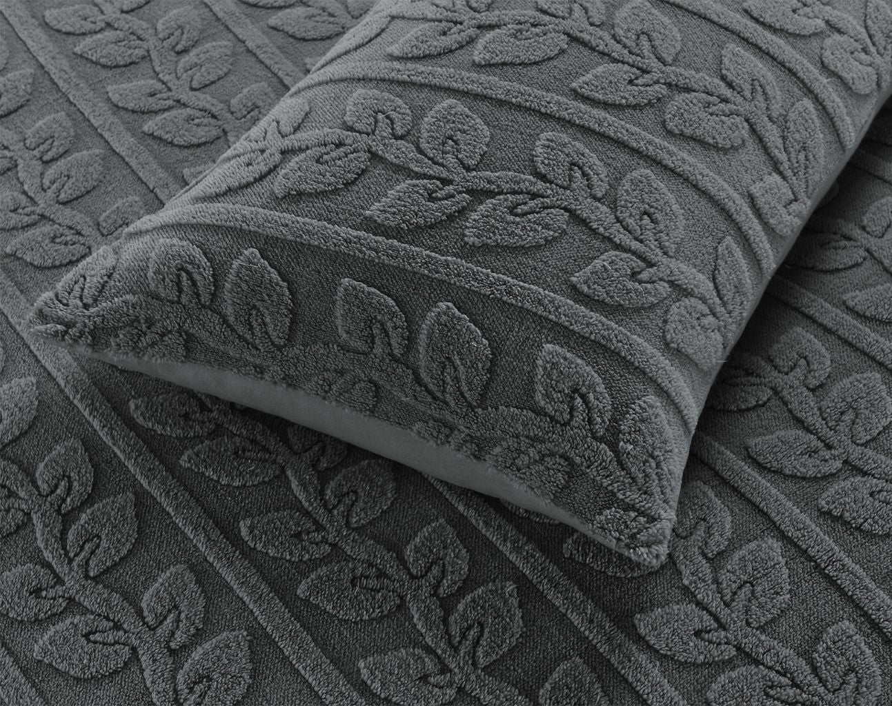 Leaves Teddy Fleece Duvet Cover Set | 3 Colours