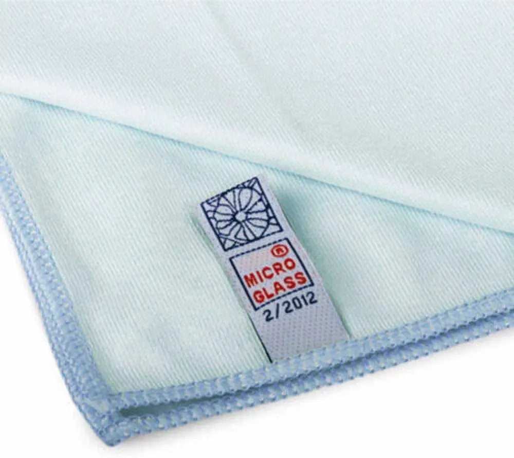 blue microglass microfibre cloths