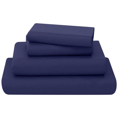 navy flat sheet