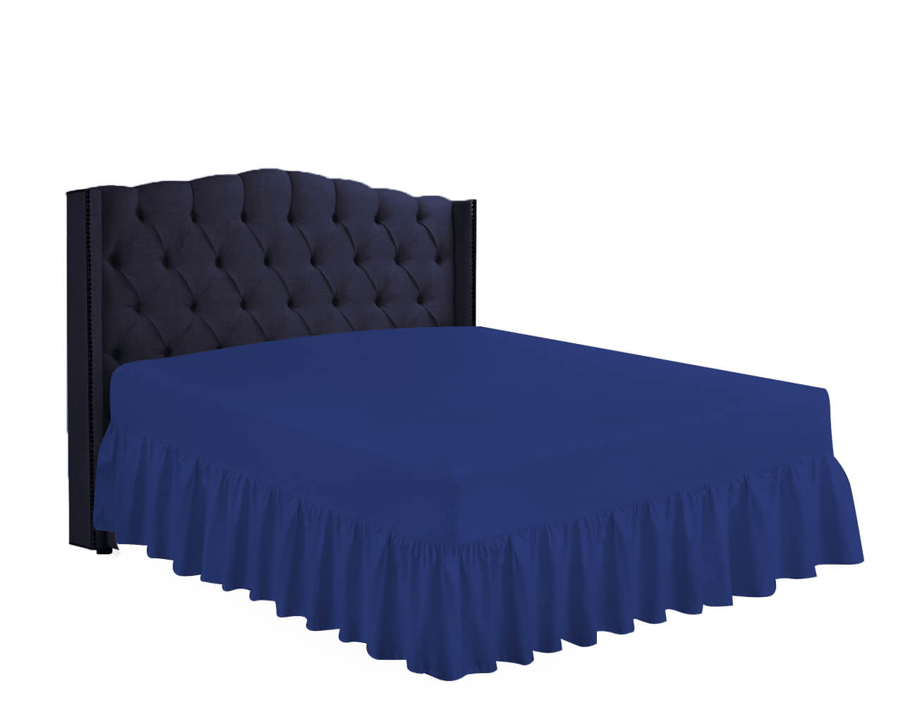 royal blue fitted valance sheet